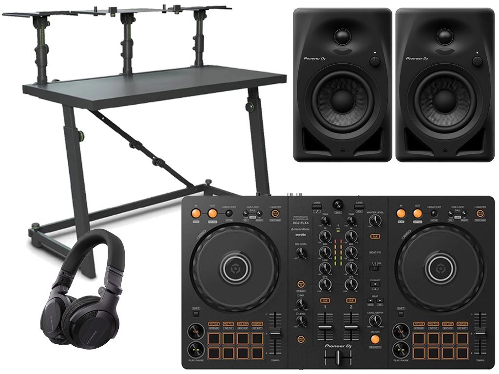 Pioneer DJ DDJ-FLX4, DM-40D, HDJ-CUE1, Gravity FDJT01