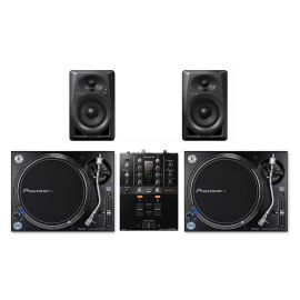 Pioneer PLX1000 & DJM250 MK2 Package With DM-40 Monitor Speakers 0
