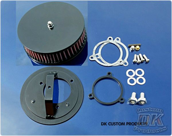 Sano Black Complete HiFlow 587 Air Cleaner Harley Milwaukee-Eight