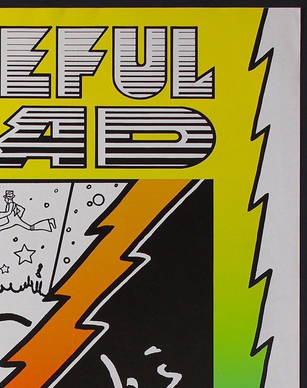 1988 GRATEFUL DEAD Spring Tour Poster Hand Signed Autographed by