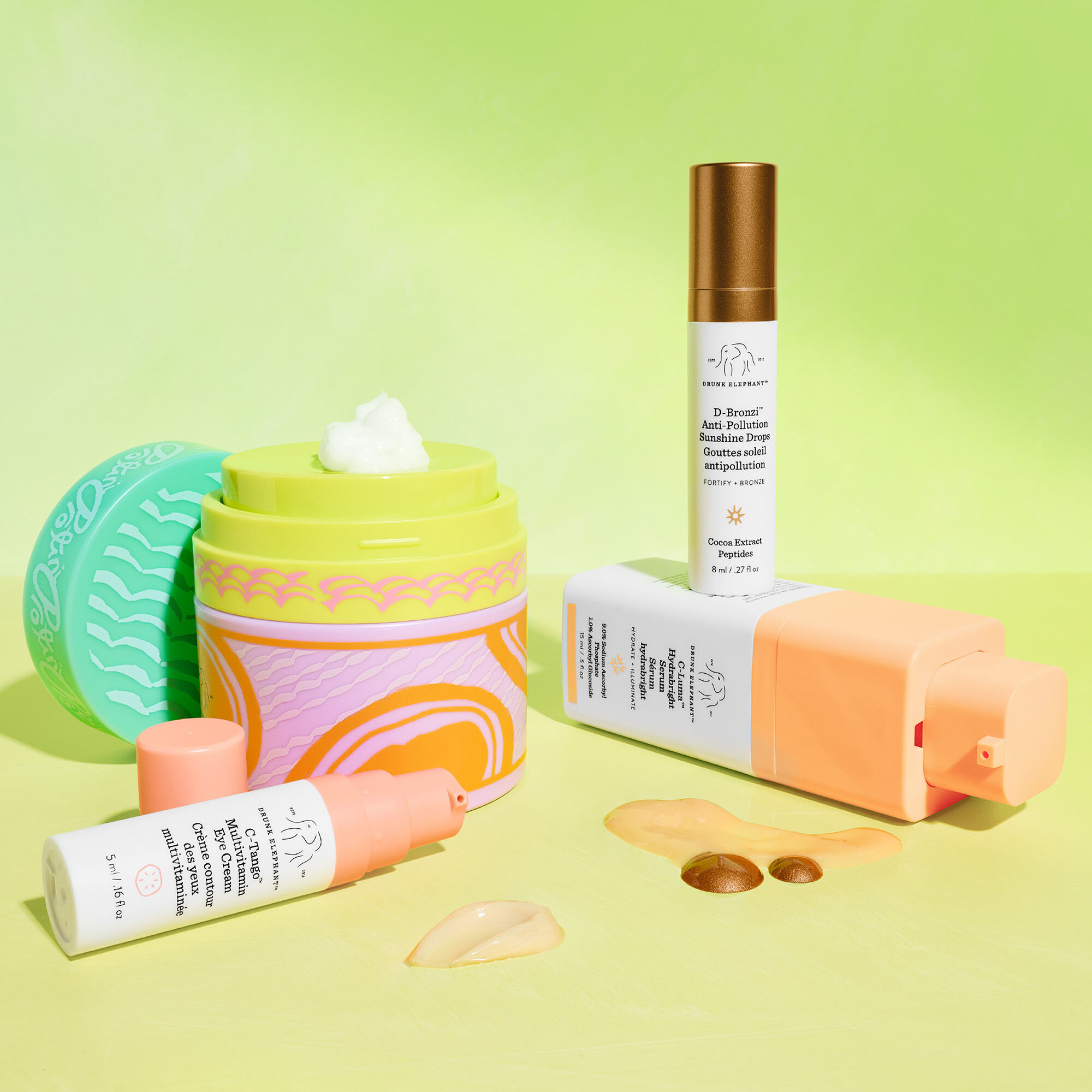 Brightening and moisturizing skincare kit | Drunk Elephant