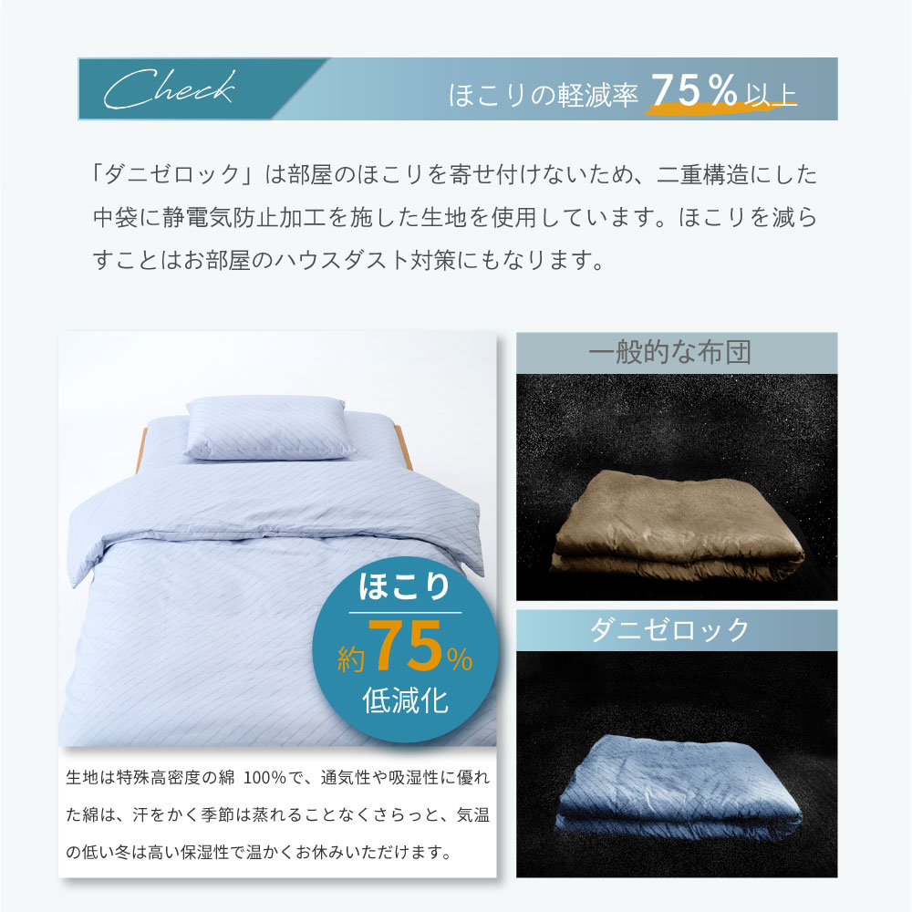 Dr.ダニゼロック 敷布団類 | 防ダニ布団・まくら・掛け布団の通信販売