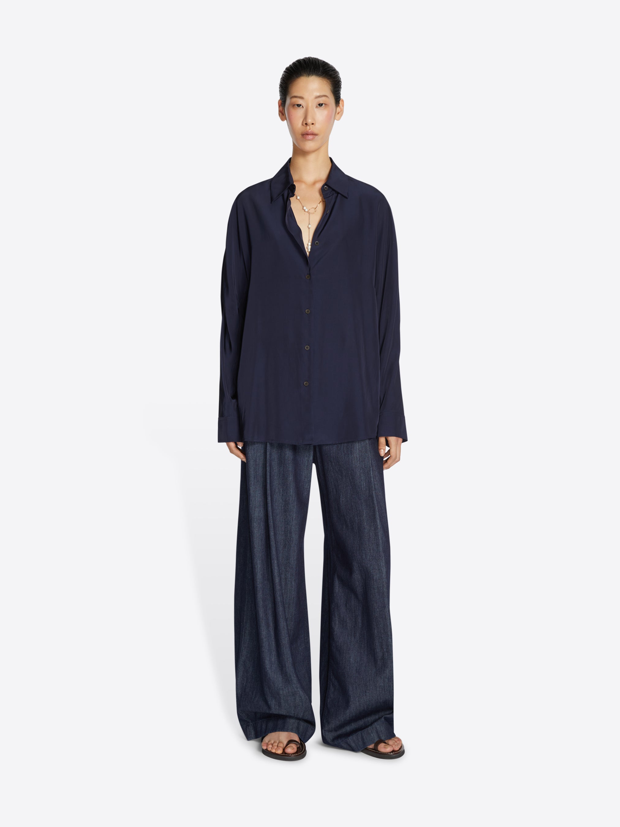 Wide leg jeans - Autumn-Winter Women | Dries Van Noten