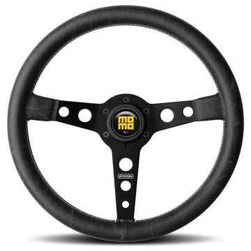 MOMO Prototipo Black Edition Steering Wheel 350mm - Black Leather