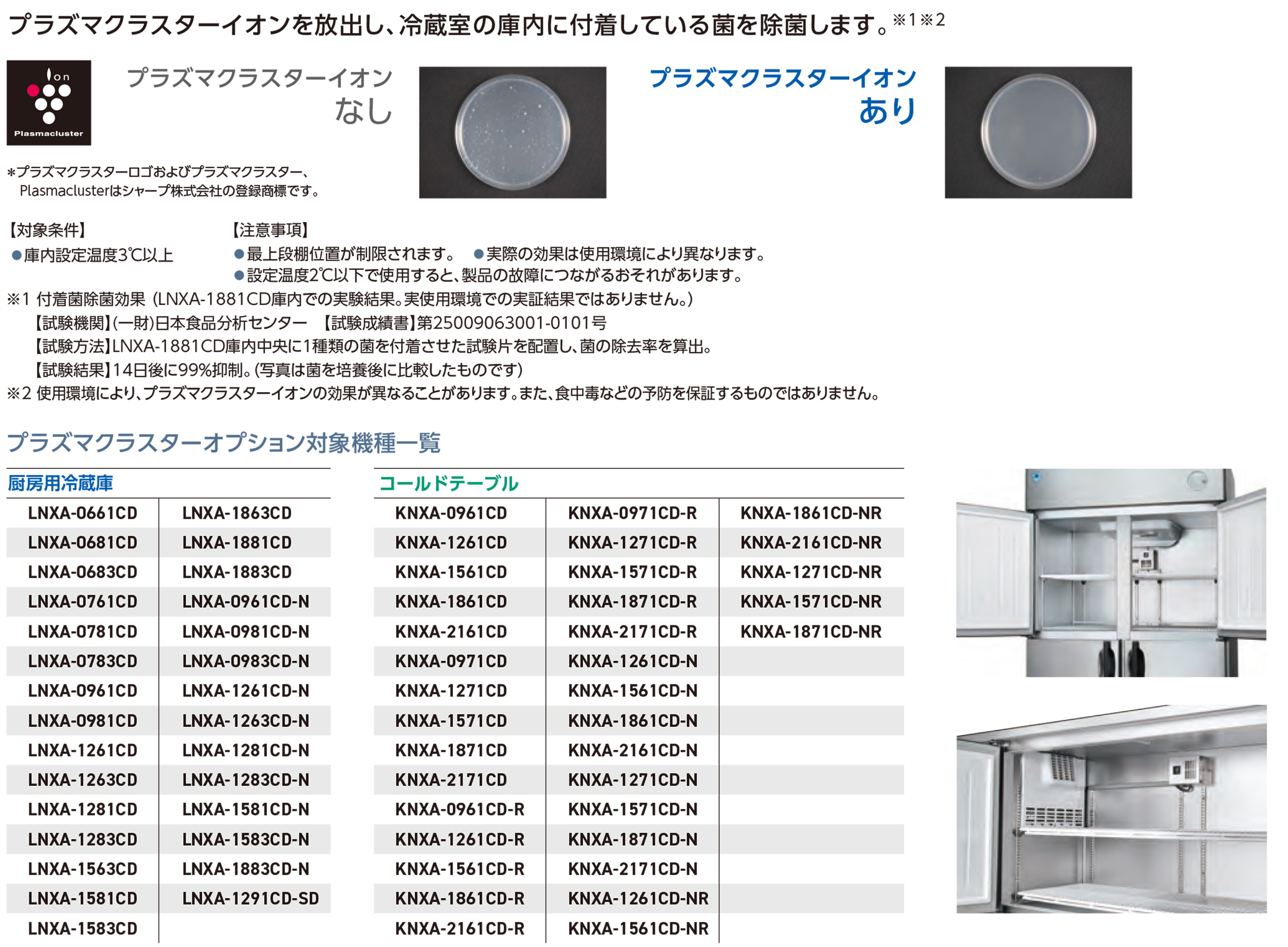 自然冷媒 冷蔵庫・冷凍庫 | コールドテーブル | 製品情報 | 大和冷機