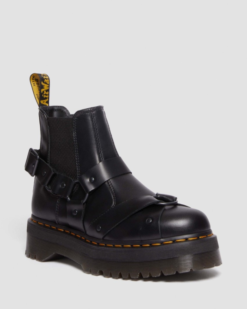 Shop Dr Martens 2976 Quad Harness in Black.
