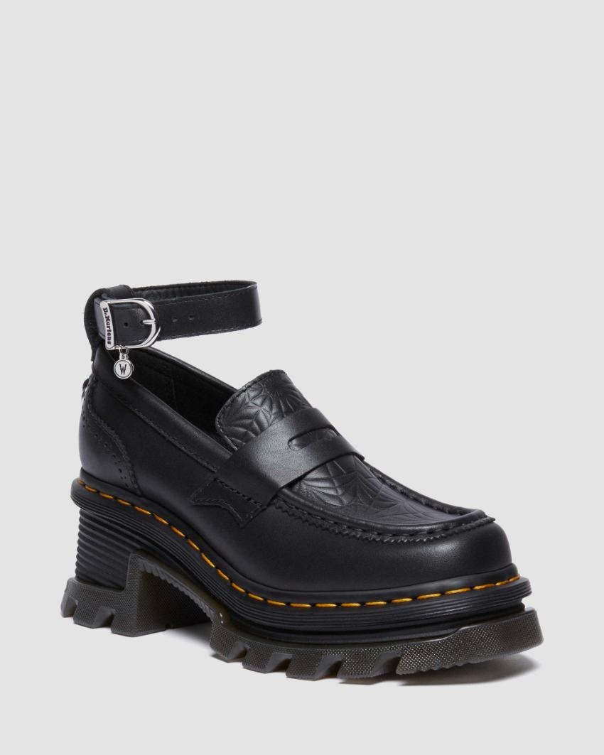 Shop Dr Martens Corran Wednesday Loafer in Black.