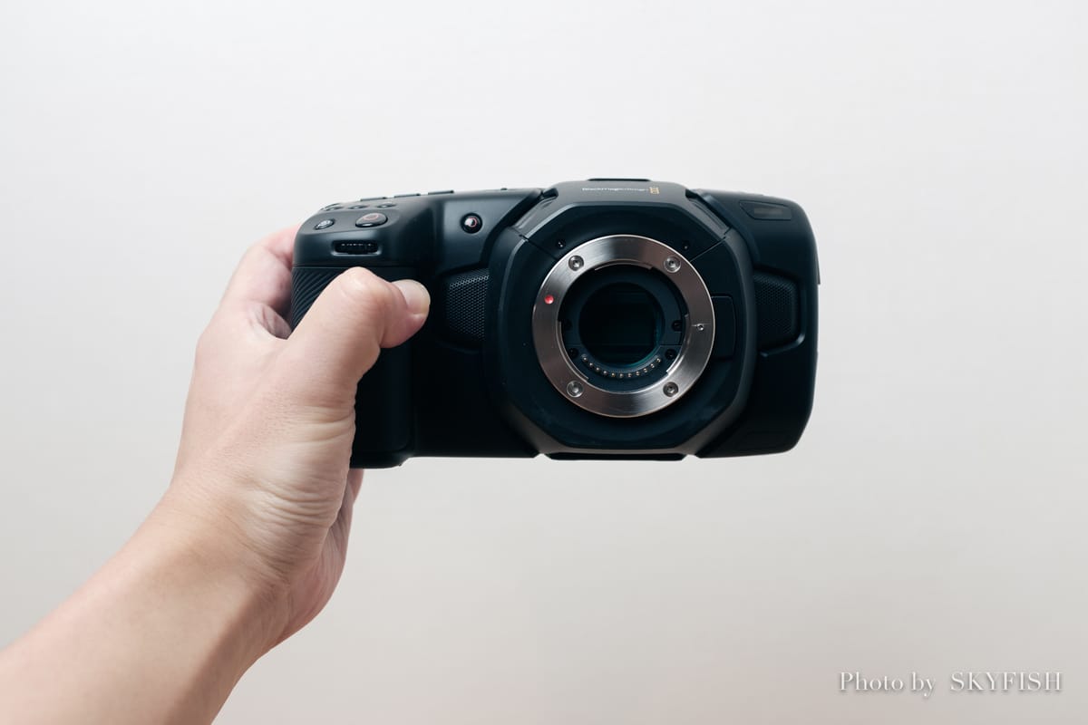 BMPCC4K】シネマカメラBlackmagic Pocket Cinema Camera 4Kが届いた