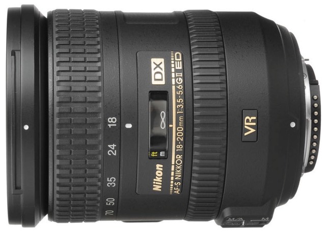 Nikkor 18-200mm f/3.5-5.6G AF-S ED VR II DX Lens Specifications