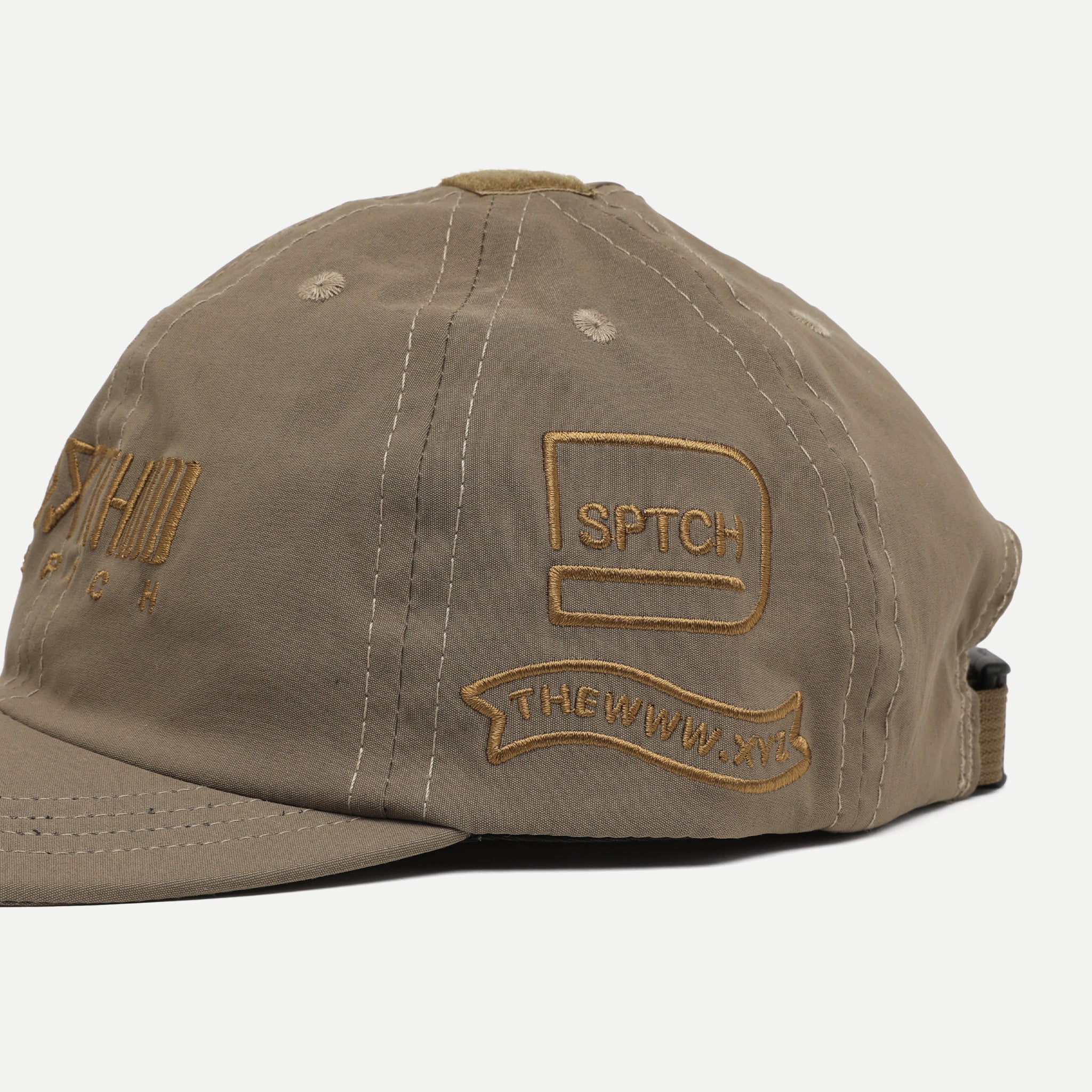 DSPTCH 6 Panel Hat - THEWWW.XYZ Special Edition - Coyote Stretch Nylon