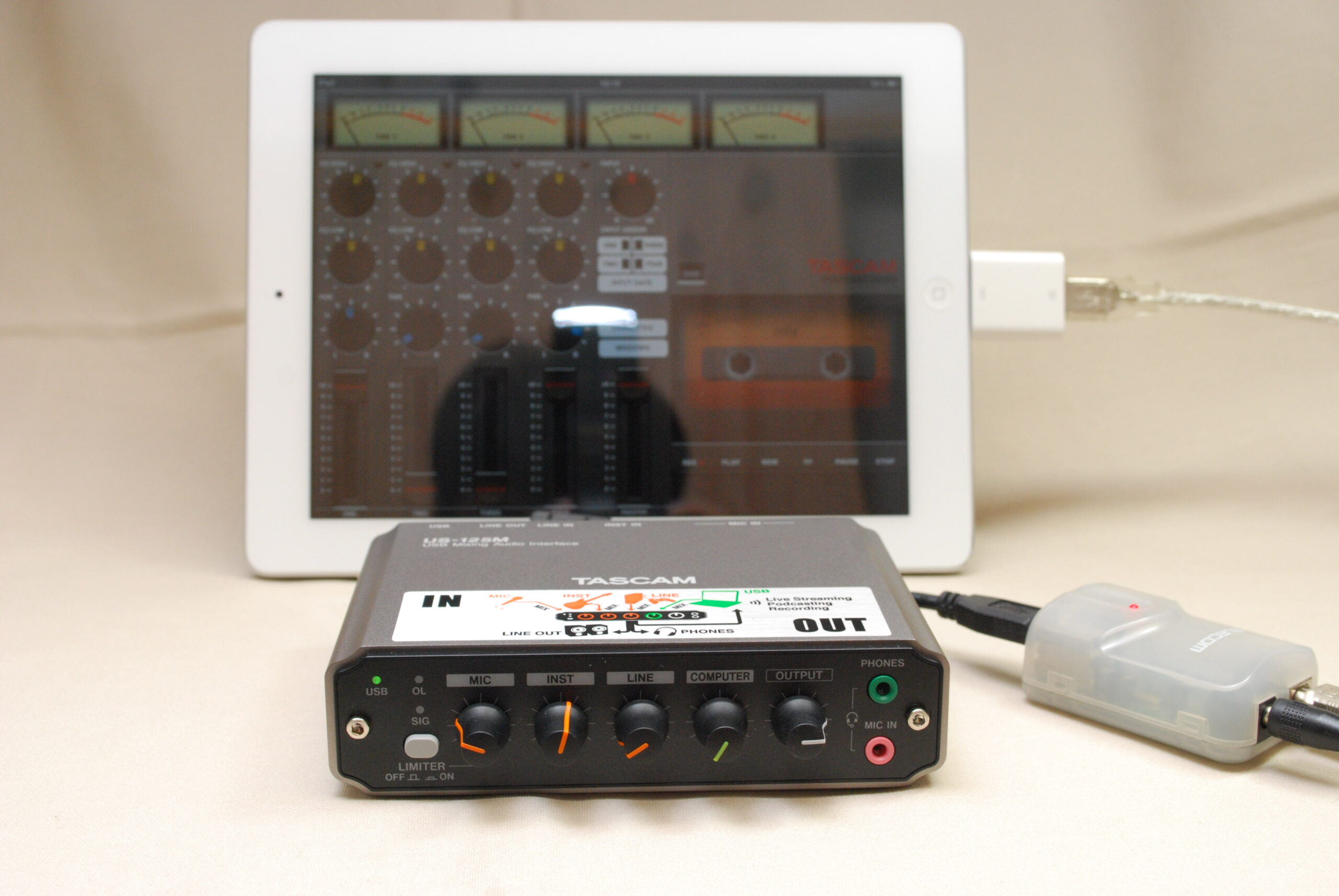 ニコ生/Ustream用オーディオI/Fとして評判のいいUS-125をiPadでも使っ