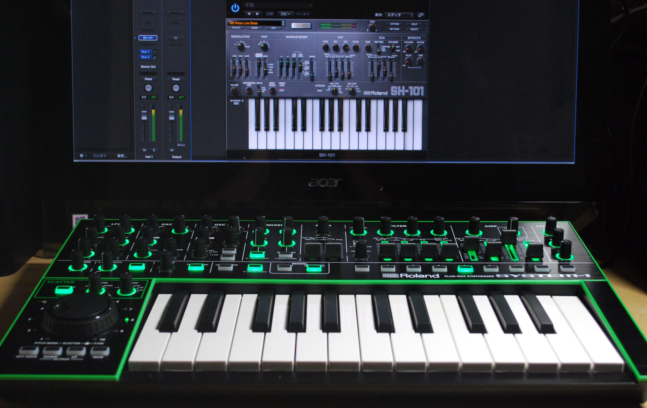 SH-101を再現するAIRA SYSTEM-1のPLUG-OUTを使ってみた！ | DTM