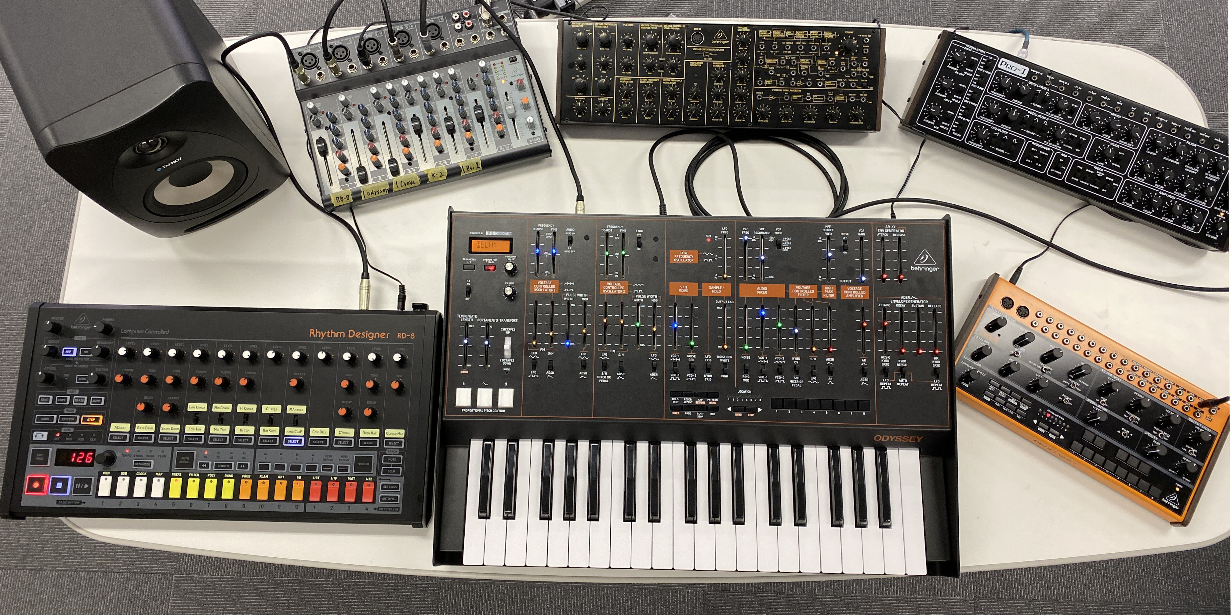 やっぱりハードは絶対楽しい！BEHRINGERが808やMS-20、ODYSSEY、PRO