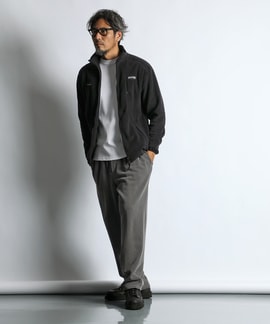 BLACK LABEL〕：POLARTEC スタンドカラー ジップトップス ｜The DUFFER