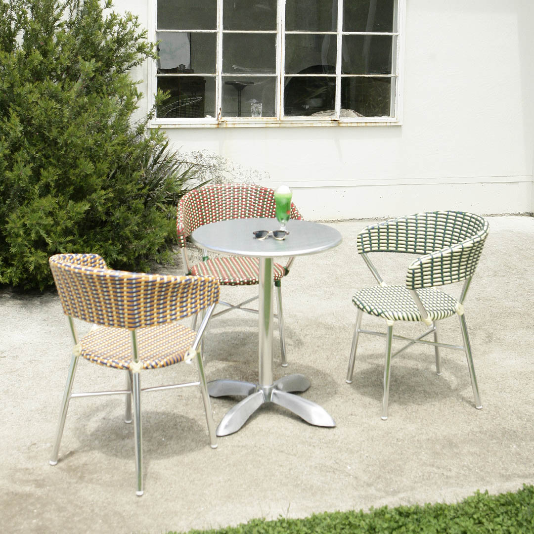 DULTON】ダルトン╱テーブル╱丸テーブル╱円型╱アルミ╱ガラス