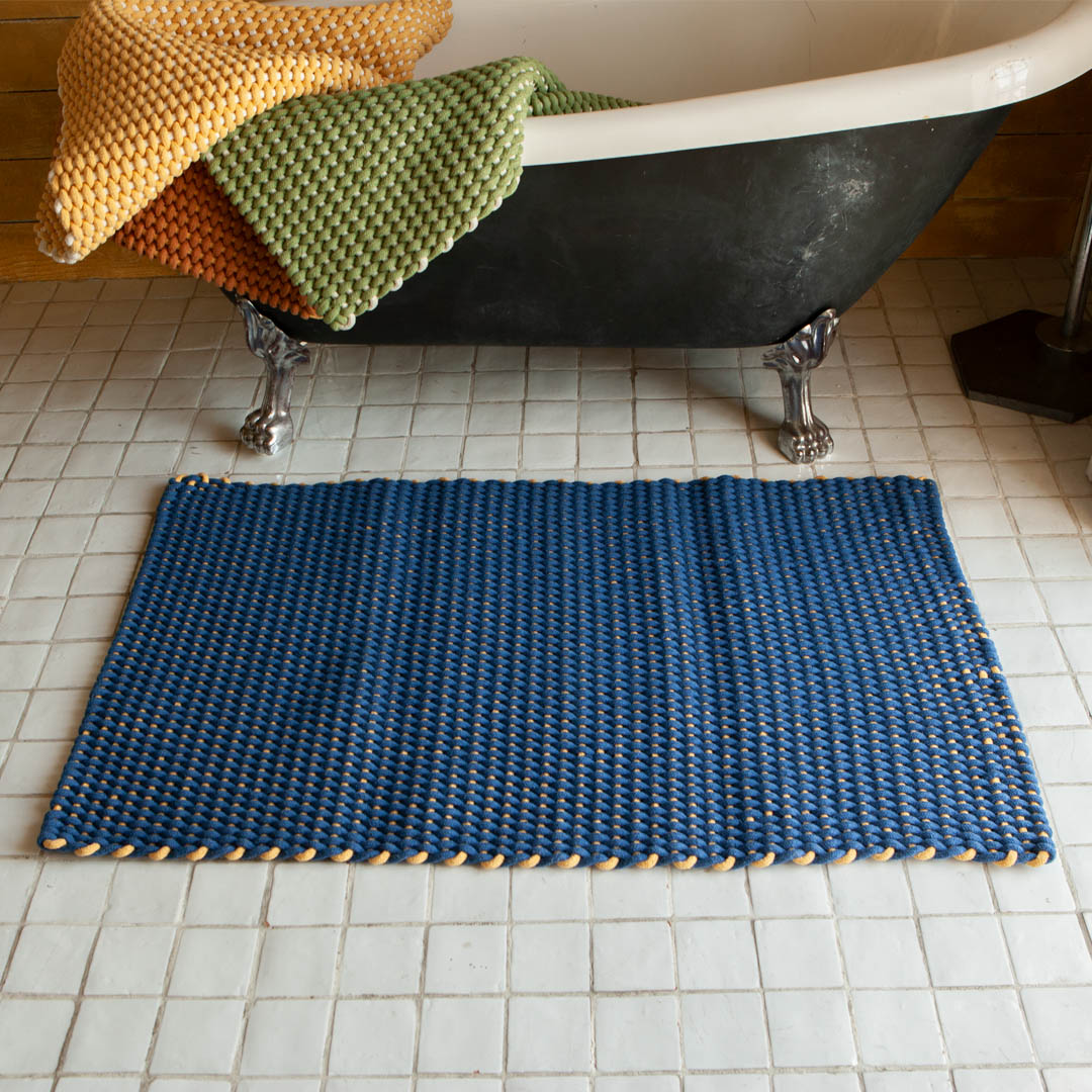 DULTON ONLINE SHOP | COTTON ROPE RUG MAT BLUE 800×1300(800×1300