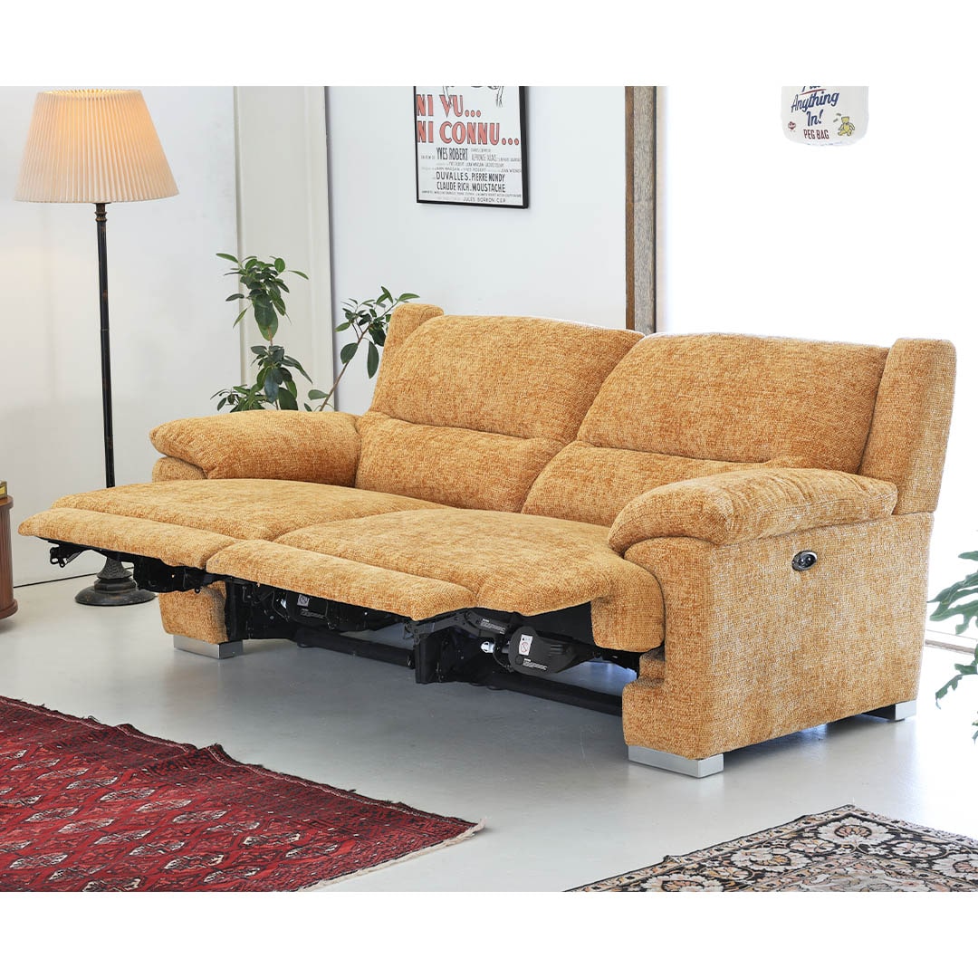 DULTON ONLINE SHOP | ELECTRIC RECLINING SOFA 2P SAPPHIRE BLUE