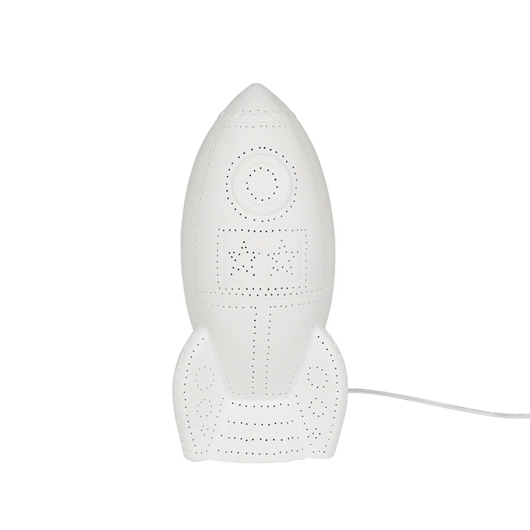 DULTON ONLINE SHOP | PORCELAIN ROCKET LIGHT MAT WHITE(ROKET MAT