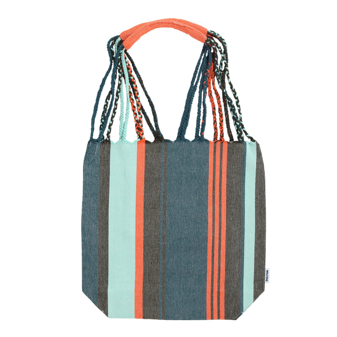 DULTON ONLINE SHOP | HAMMOCK TOTE MULTI BLUE L(L BLUE/ORANGE