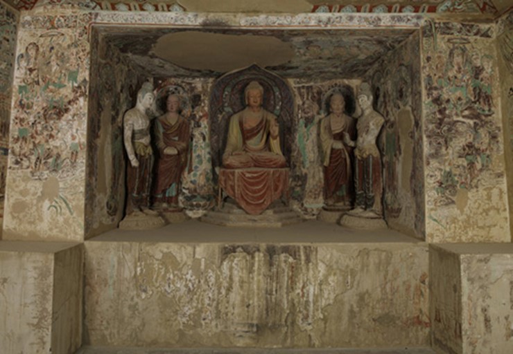 莫高第220号窟（初唐） – Dunhuang caves on the silk road: Online