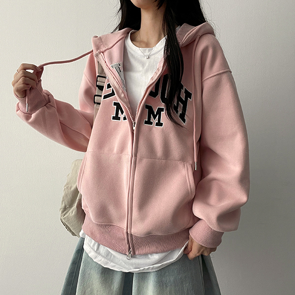 ダブルジップパッチジップパーカー | レディースファッション通販 - DHOLIC