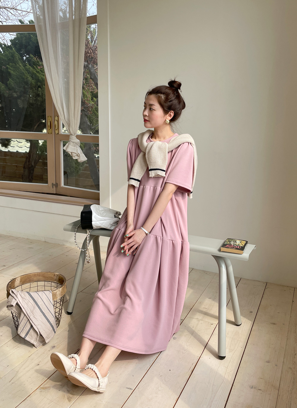 ティアード半袖ロングワンピース | レディースファッション通販 - DHOLIC