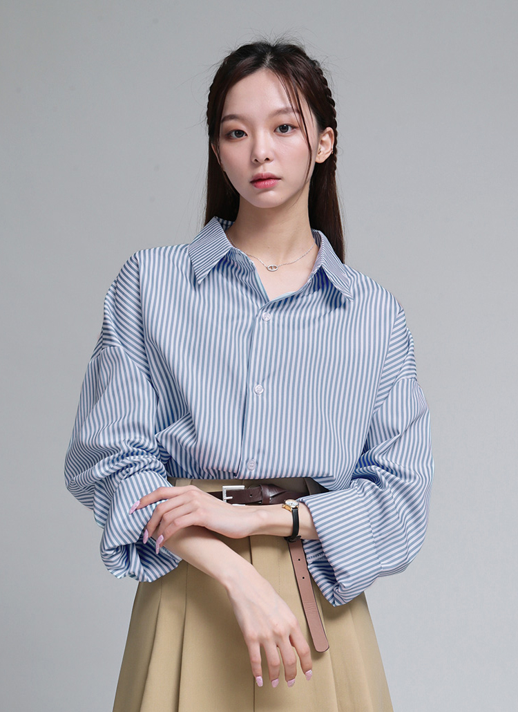 ストライプ柄シャツ | レディースファッション通販 - DHOLIC