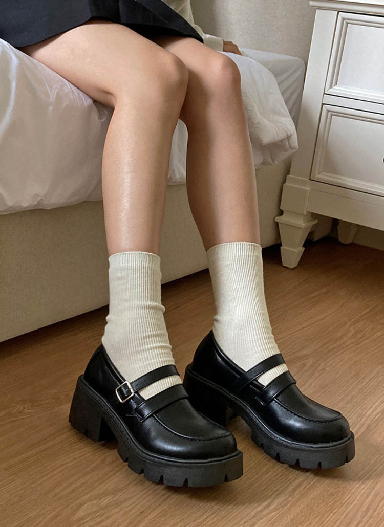 厚底メリージェーンローファー | レディースファッション通販 - DHOLIC