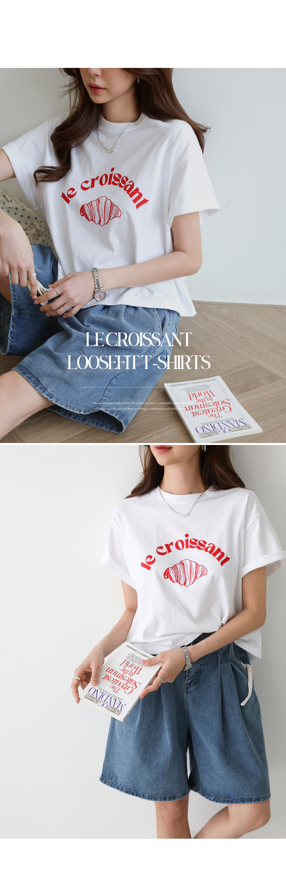 半袖ラウンドネックプリントTシャツ | レディースファッション通販