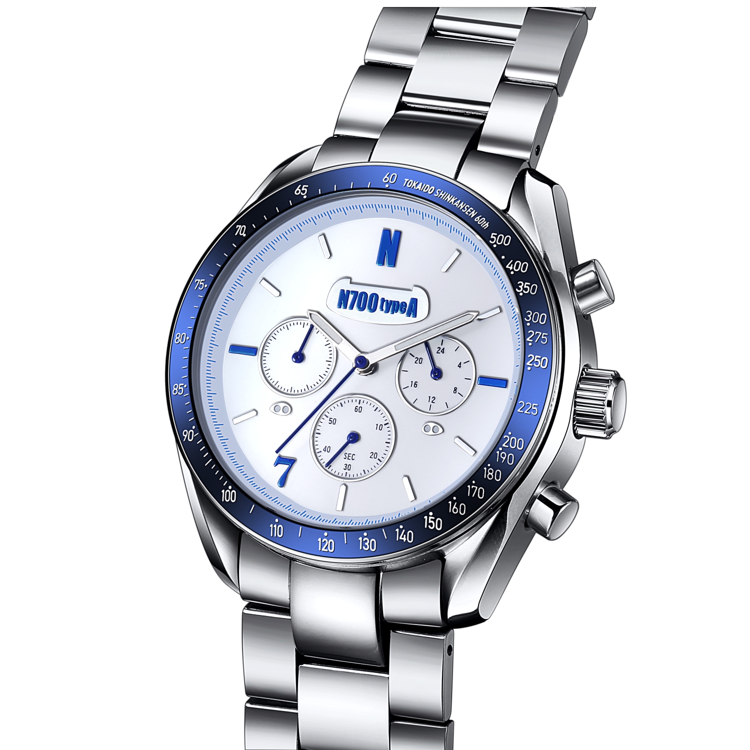 東海道新幹線60周年 電波ソーラークロノグラフ＜0系新幹線 N700typeA