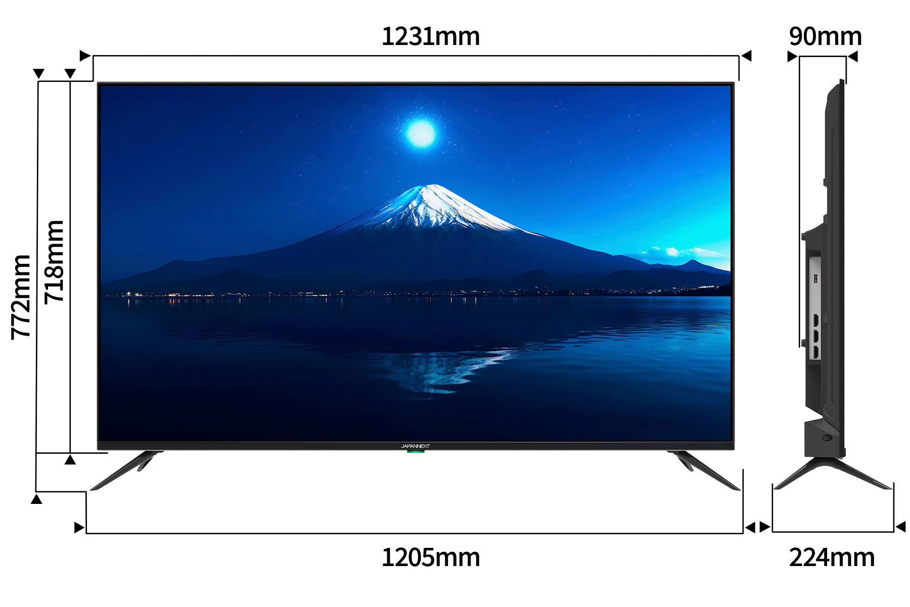 e-TREND｜JAPANNEXT JN-IPS5503TUHDR [4K HDR 55インチ液晶