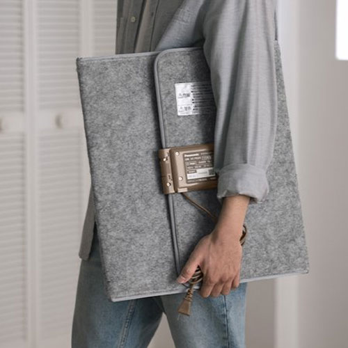 e-TREND｜パナソニック DC-PKD4-H [デスクヒーター(グレー)]