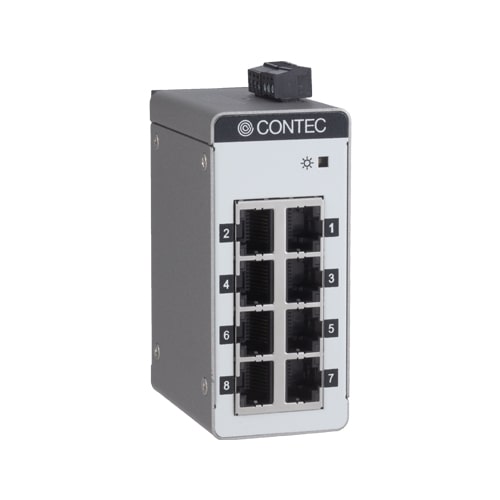 e-TREND｜コンテック SH-8008F-2 [組込み用PoEスイッチングHUB 100M 8