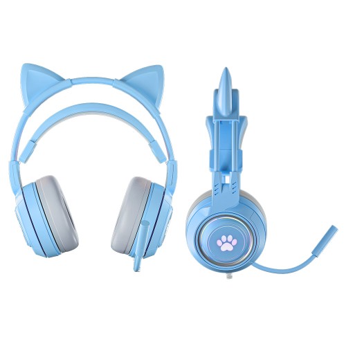 e-TREND｜AREA MS-MIMI01-PK [猫耳ヘッドフォン 軽量 ヘッドセット