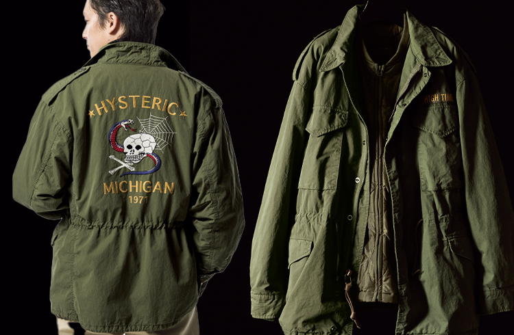 ヒステリックグラマーのM-51は、春までコレだけでOK！な勝負服｜雑誌