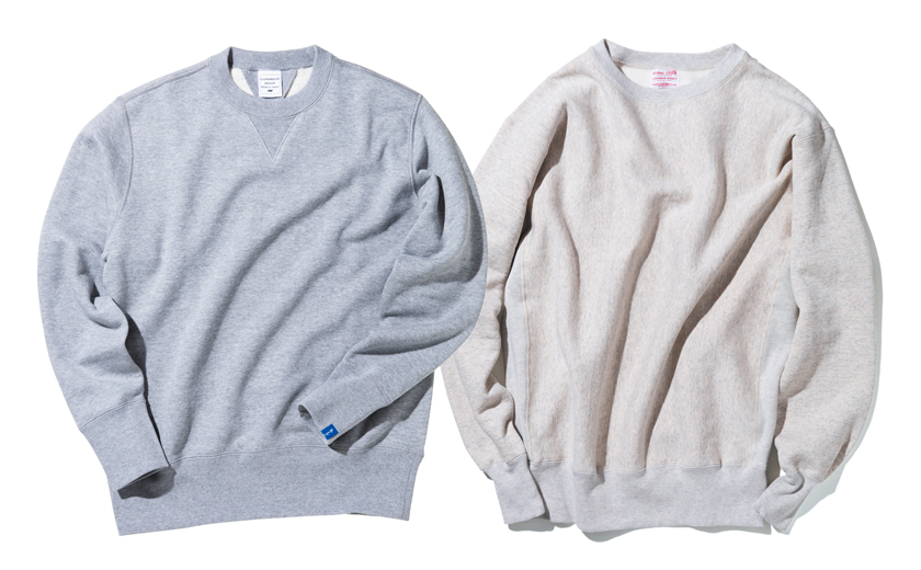 チャンピオン」と「ループウィラー」の代表作から、正統派スウェット