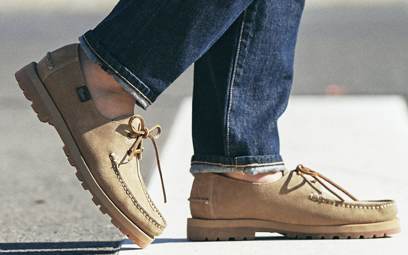 デッキ？ モカシン？どっちつかずがいい塩梅。パラブーツの“ゴツ底