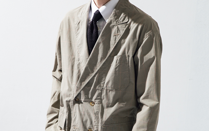 NYカリスマが生む ワークな“ダブル”は 最高級スラウチだ｜雑誌Begin