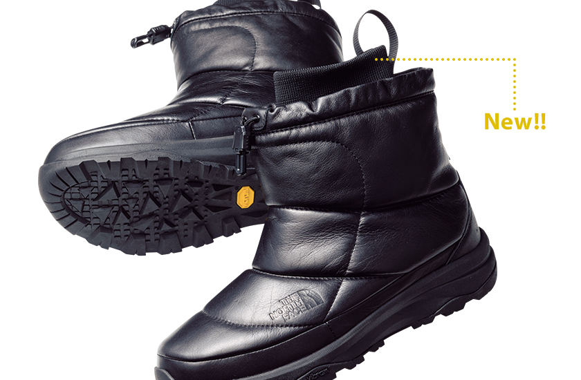 ザ・ノース・フェイス パープルレーベルの“履くダウン”がカウレザーを