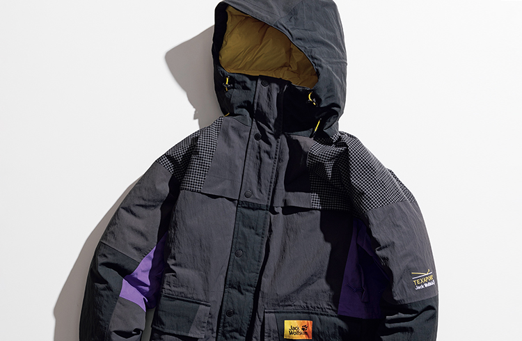 ジャック・ウルフスキンの復刻ダウンシェルなら、4万円台で自分色を