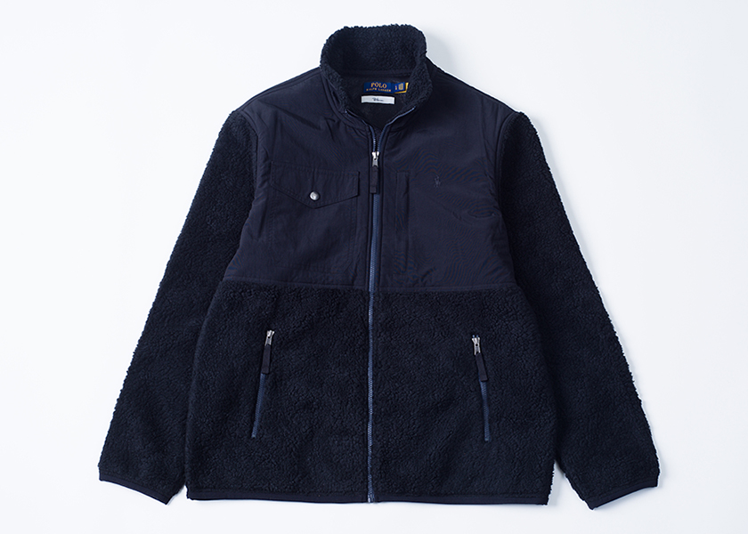 同色ロゴが上品!! ロンハーマン別注ポロ ラルフ ローレンのフリース