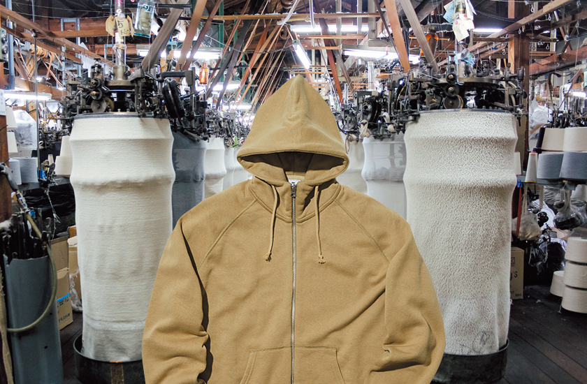 世界一正統なスウェットと評される。ループウィラーの「吊り編み