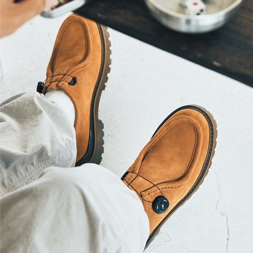 太パンの足元が俄然フレッシュに“珍”チロリアン｜雑誌Begin(ビギン