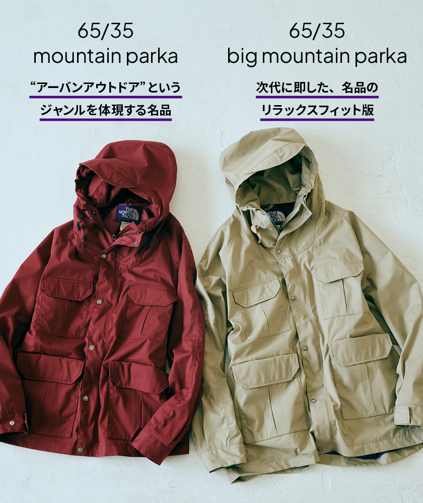 ザ・ノース・フェイス パープルレーベルを100％体現する【65/35