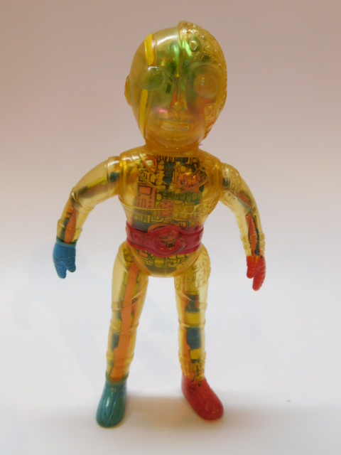 当時物 スケルトンソフビ 仮面ライダー 超人バロム 人造人間キカイダー