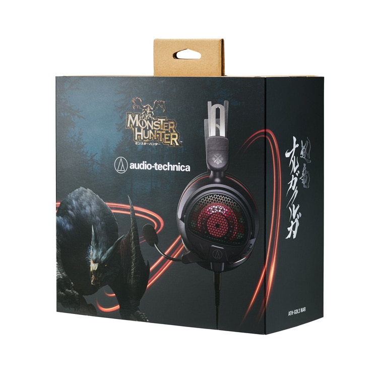 イーカプコン |ゲーミングヘッドセット ATH-GDL3 NAR ナルガクルガ