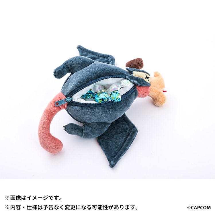 イーカプコン |モンスターハンターワイルズ ゲリョスぬいぐるみポーチ