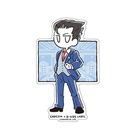イーカプコン |CAPCOM×B-SIDEステッカー 逆転裁判 成歩堂龍一 ライン