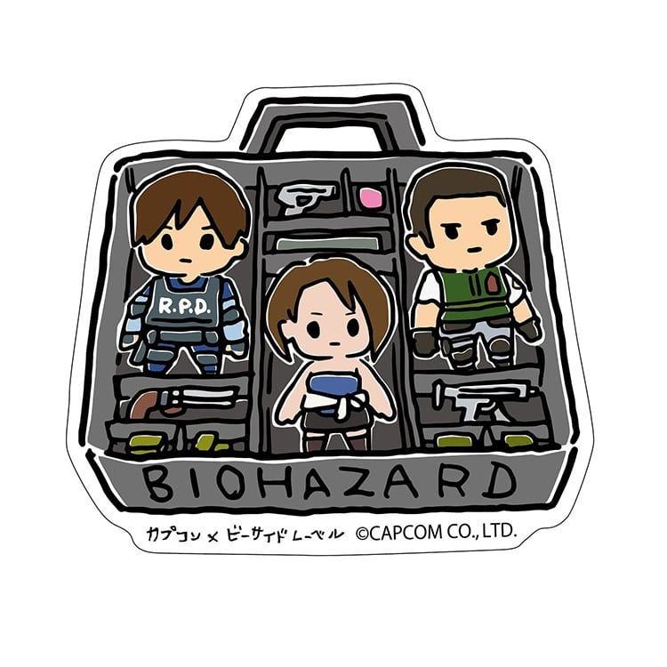 イーカプコン |CAPCOM×B-SIDEステッカー CAPCOM40th バイオハザード