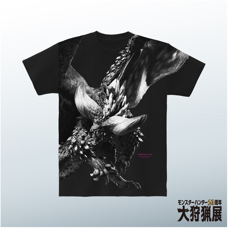 イーカプコン |モンスターハンター20周年-大狩猟展- Tシャツ ビッグ